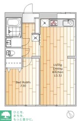 ベルメゾン碑文谷の物件間取画像